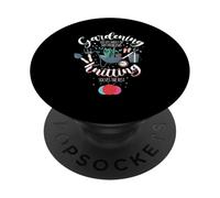 Gardening Solves Most Of My Problem Knitting Solves The Rest PopSockets Adhesive PopGrip