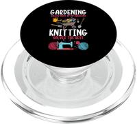 Gardening Solves Most Of My Problem Knitting Solves The Rest PopSockets PopGrip for MagSafe