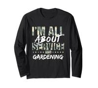 Gardening & Spiritual Service - Faith-Based Giving Back Life Long Sleeve T-Shirt