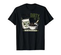Gardening Talk Dirty to Me Potting Mix Edition Humor Value Graphic T-Shirt, Men, Black, M