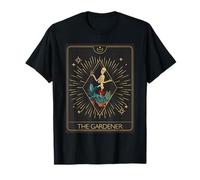 Gardening Tarot Skeleton Gardener Houseplant Lover Art T-Shirt