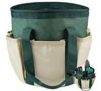 Gardening Tool Bag 6 Pockets Organizer Bucketgarden Tools Management Bucket Bag with Handle Tool Storage Tote Organizer for Garden