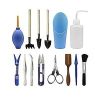 Gardening Tool Set, Bonsai Tools Repotting Mat for Indoor Plants, Pruning Shears Root Trimmer with Carrying Bag for Plant Care, Houseplant Maintenance Tools Kit for Succulents Cacti