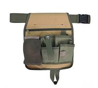 Gardening Tools Belt Bags, Oxford Cloth Garden Tool Waist Pouch with 6 Pockets & Adjustable Belt for Carpenters, Gardeners, Builders and Joiners