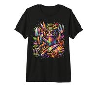 Gardening Tools - Illustration Garden Utensils Premium T-Shirt