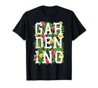 Gardening Typography Gardener Floral Spring Garden Flowers T-Shirt