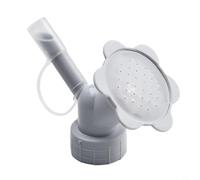 Gardening Watering Nozzle Compatible with Standard 2.54 cm Bottle Threads for Consistent Flow Control During Flower Bed and Container Plant Care (Gray)