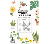 Gardening word search puzzle book: Word searches with Easy to Read Print about Gardening, Flower Garden, Vegetable Gardening, and More | 6x9, 110 ... for Vacations, Holiday or Free Times
