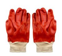 Gardening Work Gloves Dipped Red Garden Tools Accessories, Garden Work 16Cm Red