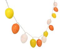 Gardeningwill 3M/10Ft 30 Orange Yellow White Egg LED Battery Operated String Fairy Light Easter Decoration Party Xmas Wedding Fireplace Mantels Entrance Tree