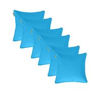 Gardenista 18" Garden Scatter Cushion | Outdoor Water Resistant Garden Furniture Pillow | Soft and Comfy Patio Furniture Cushions | Throw Pillows for Sofa, Couch, Balcony - 6 Pack (Turquoise)
