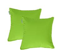 Gardenista 18" Garden Scatter Cushion | Outdoor Water Resistant Garden Furniture Pillow | Soft and Comfy Patio Furniture Cushions | Throw Pillows for Sofa, Couch, Balcony - 2 Pack (Lime)