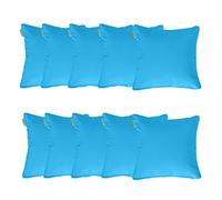 Gardenista 18" Garden Scatter Cushion | Outdoor Water Resistant Garden Furniture Pillow | Soft and Comfy Patio Furniture Cushions | Throw Pillows for Sofa, Couch, Balcony - 10 Pack (Turquoise)