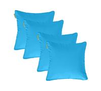 Gardenista 18" Garden Scatter Cushion | Outdoor Water Resistant Garden Furniture Pillow | Soft and Comfy Patio Furniture Cushions | Throw Pillows for Sofa, Couch, Balcony - 4 Pack (Turquoise)
