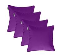 Gardenista 18" Garden Scatter Cushion | Outdoor Water Resistant Garden Furniture Pillow | Soft and Comfy Patio Furniture Cushions | Throw Pillows for Sofa, Couch, Balcony - 4 Pack (Purple)