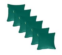 Gardenista 18" Garden Scatter Cushion | Outdoor Water Resistant Garden Furniture Pillow | Soft and Comfy Patio Furniture Cushions | Throw Pillows for Sofa, Couch, Balcony - 6 Pack (Green)