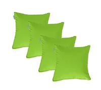 Gardenista 18" Garden Scatter Cushion | Outdoor Water Resistant Garden Furniture Pillow | Soft and Comfy Patio Furniture Cushions | Throw Pillows for Sofa, Couch, Balcony - 4 Pack (Lime)