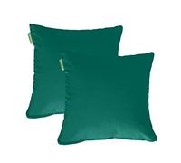 Gardenista 18" Garden Scatter Cushion | Outdoor Water Resistant Garden Furniture Pillow | Soft and Comfy Patio Furniture Cushions | Throw Pillows for Sofa, Couch, Balcony - 2 Pack (Green)