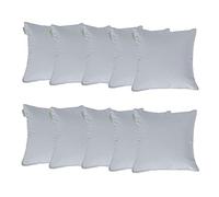 Gardenista 18" Garden Scatter Cushion | Outdoor Water Resistant Garden Furniture Pillow | Soft and Comfy Patio Furniture Cushions | Throw Pillows for Sofa, Couch, Balcony - 10 Pack (Grey)