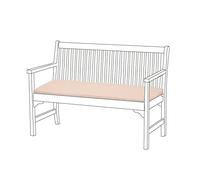Gardenista 2 Seater Garden Bench Cushion 108x45 cm | Water Resistant Outdoor Cushions for Rattan Furniture | Soft and Comfortable Patio Furniture Bench Seat Pad | Durable & Easy to Clean (Stone)