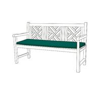Gardenista 3 Seater Garden Bench Cushion 143x52 cm | Water Resistant Outdoor Cushions for Rattan Furniture | Soft and Comfortable Patio Furniture Bench Seat Pad | Durable & Easy to Clean (Green)