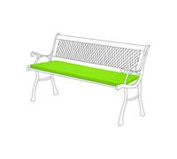 Gardenista Garden 2 Seater Bench Cushion 120x33cm | Water Resistant Indoor Outdoor Patio Furniture Bench Pads | Non Slip Soft and Comfortable Garden Furniture Swing Bench Cushion (Lime)