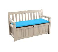Gardenista Garden Bench Cushion 128x50cm | Water Resistant Outdoor Iceni, Eden & Storage Bench Cushions | Soft and Comfortable Patio Furniture Swing Bench Pads | Durable & Easy to Clean (Turquoise)