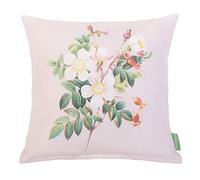 Gardenista Garden Decorative Scatter Cushion | Indoor Water Resistant Outdoor Printed Cushions 45x45 cm | Soft Hollowfibre Filled Patio Furniture Pillow | Easy to Clean Cushions (Botanical Pink)