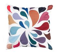 Gardenista Garden Printed Scatter Cushion 45x45cm | Indoor Outdoor Water Resistant Decorative Cushions | Soft & Comfy Hollowfibre Filled Patio Furniture Pillow | Durable and Easy to Clean (1)