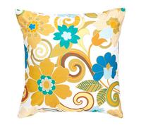 Gardenista Garden Printed Scatter Cushion | Indoor Outdoor Water Resistant Decorative Cushions 45x45 cm | Soft & Comfy Hollowfibre Filled Patio Furniture Pillow | Durable and Easy to Clean (1)