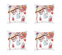 Gardenista Garden Printed Scatter Cushion | Water Resistant Outdoor Furniture Decorative Pillows 45x45cm | Soft & Comfy Hollowfibre Filled Patio Furniture Cushions | Durable and Easy to Clean (4)