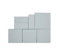 Gardenista Garden Rattan Seat Cushion Pads Cover | Outdoor Water Resistant Patio Furniture Chair Pad Replacement Covers | For Keter Allibert Rattan Furniture | 7 Pieces (Covers Only) (Grey)