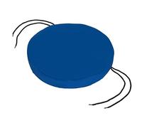Gardenista Garden Round Bistro Patio Chair Seat Pad | Cushion Seating Furniture Outdoor | Secure Tie Strings for Non Slip | Water Resistant | Comfy Durable and Lightweight (15" (38cm), Blue)