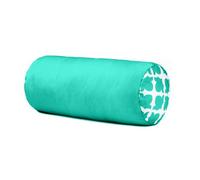 Gardenista Garden Round Bolster Pillow | Water Resistant Indoor Outdoor Roll Back and Neck Support Cushion | Comfy Rattan, Patio Furniture Yoga Cushions | Easy to Clean (Green, 45x20cm)