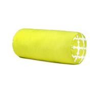 Gardenista Garden Round Bolster Pillow | Water Resistant Indoor Outdoor Roll Back and Neck Support Cushion | Comfy Rattan, Patio Furniture Yoga Cushions | Easy to Clean (Lime, 45x20cm)