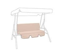 Gardenista Garden Swing 3 Seater Hammock Bench Cushion | Canopy Outdoor Patio Furniture Replacement Cushion Seat Pad | Water Resistant Seat and Back Cushion | Soft Comfy and Durable (Stone)