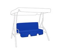 Gardenista Garden Swing 3 Seater Hammock Bench Cushion | Canopy Outdoor Patio Furniture Replacement Cushion Seat Pad | Water Resistant Seat and Back Cushion | Soft Comfy and Durable (Royal Blue)