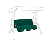 Gardenista Garden Swing 3 Seater Hammock Bench Cushion | Canopy Outdoor Patio Furniture Replacement Cushion Seat Pad | Water Resistant Seat and Back Cushion | Soft Comfy and Durable (Green)