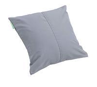 Gardenista Large Garden Scatter Cushion | Water Resistant Hollowfibre Filled Outdoor Seating Furniture Pillow | Great for Patio Rattan Chairs | Comfy & Lightweight (1, Grey)