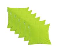 Gardenista Large Garden Scatter Cushion | Water Resistant Hollowfibre Filled Outdoor Seating Furniture Pillow | Great for Patio Rattan Chairs | Comfy & Lightweight (6, Lime)