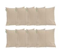 Gardenista Large Garden Scatter Cushion | Water Resistant Hollowfibre Filled Outdoor Seating Furniture Pillow | Great for Patio Rattan Chairs | Comfy & Lightweight (8, Stone)