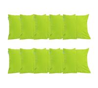 Gardenista Large Garden Scatter Cushion | Water Resistant Hollowfibre Filled Outdoor Seating Furniture Pillow | Great for Patio Rattan Chairs | Comfy & Lightweight (10, Lime)