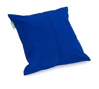 Gardenista Large Garden Scatter Cushion | Water Resistant Hollowfibre Filled Outdoor Seating Furniture Pillow | Great for Patio Rattan Chairs | Comfy & Lightweight (1, Blue)