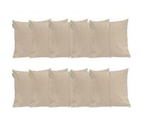 Gardenista Large Garden Scatter Cushion | Water Resistant Hollowfibre Filled Outdoor Seating Furniture Pillow | Great for Patio Rattan Chairs | Comfy & Lightweight (10, Stone)