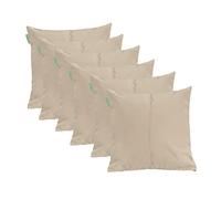 Gardenista Large Garden Scatter Cushion | Water Resistant Hollowfibre Filled Outdoor Seating Furniture Pillow | Great for Patio Rattan Chairs | Comfy & Lightweight (6, Stone)