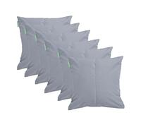 Gardenista Large Garden Scatter Cushion | Water Resistant Hollowfibre Filled Outdoor Seating Furniture Pillow | Great for Patio Rattan Chairs | Comfy & Lightweight (6, Grey)