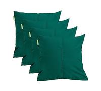 Gardenista Large Garden Scatter Cushion | Water Resistant Hollowfibre Filled Outdoor Seating Furniture Pillow | Great for Patio Rattan Chairs | Comfy & Lightweight (4, Green)