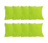 Gardenista Large Garden Scatter Cushion | Water Resistant Hollowfibre Filled Outdoor Seating Furniture Pillow | Great for Patio Rattan Chairs | Comfy & Lightweight (8, Lime)
