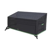 Gardenista Outdoor 2 Seater Bench Cover | Patio Garden Bench Cover | Waterproof Garden Furniture Cover | Heavy Duty 210D Oxford Fabric | Windproof Anti-UV | With Storage Bag (Rectangular 134x89cm)