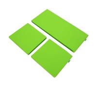 Gardenista Outdoor 3 Piece Rattan Cushions Replacement Set | Water Resistant Rattan Garden Furniture Cushions | Comfy and Lightweight Outdoor Seat Pads | Durable & Easy Clean Chair Pads (Lime)